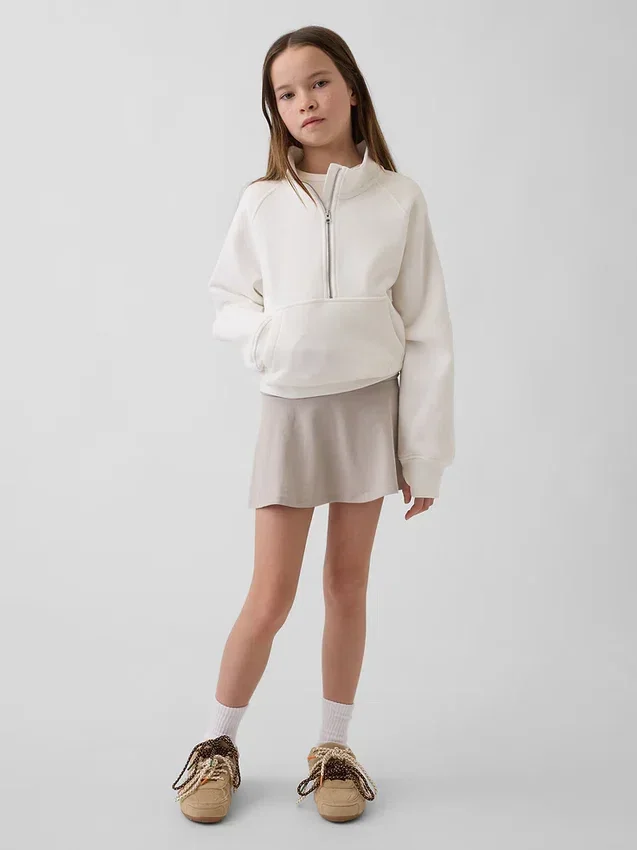Gonnellina-pantaloncino a risvolto per bambini