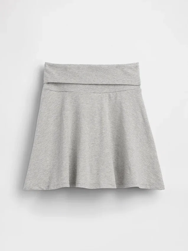 Gonnellina-pantaloncino a risvolto per bambini