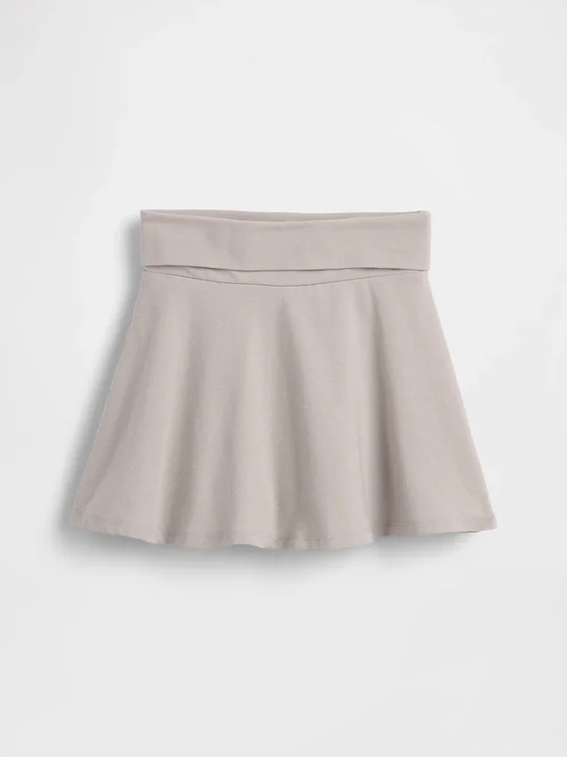 Gonnellina-pantaloncino a risvolto per bambini