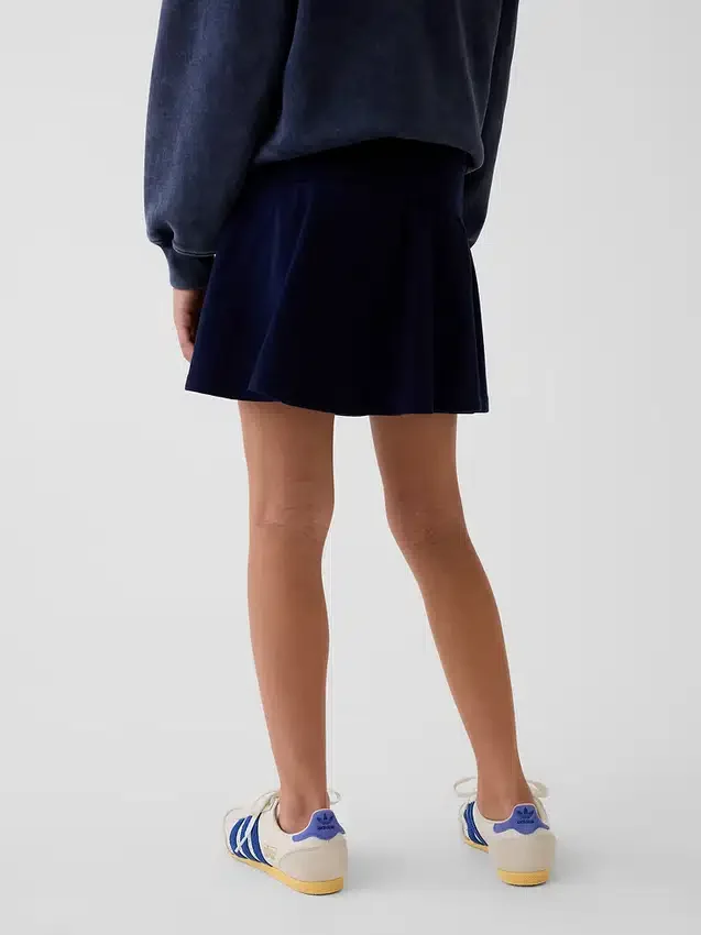 Gonnellina-pantaloncino a risvolto per bambini