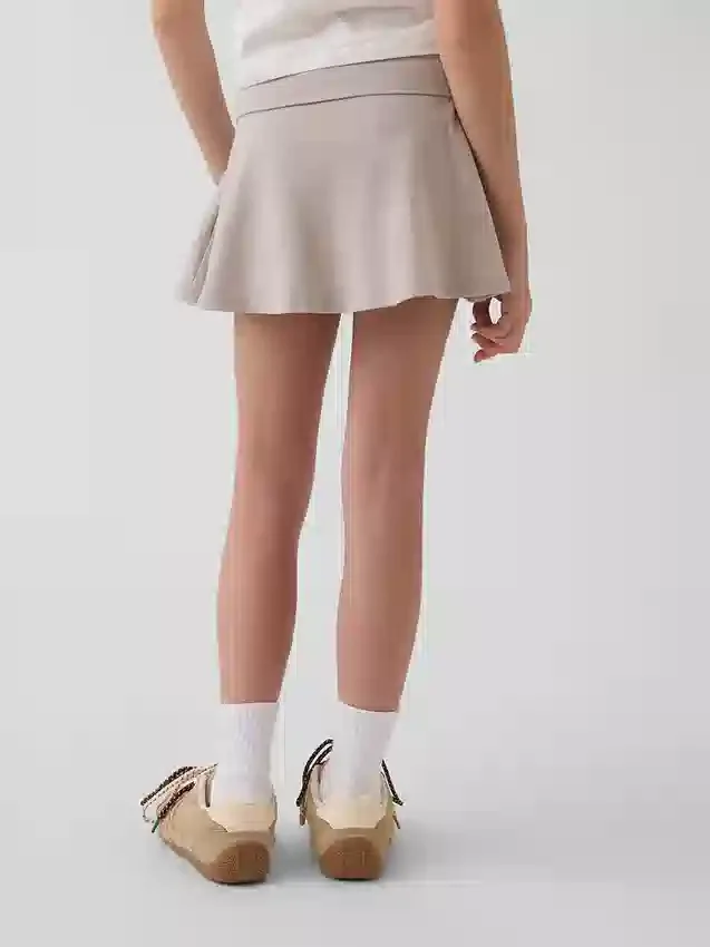 Gonnellina-pantaloncino a risvolto per bambini