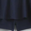 Gonnellina-pantaloncino a risvolto per bambini