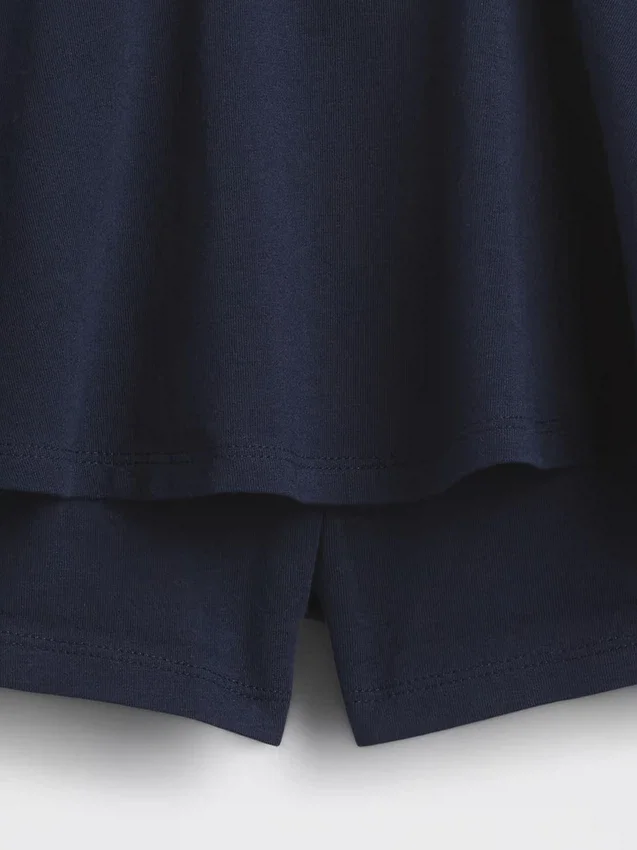 Gonnellina-pantaloncino a risvolto per bambini