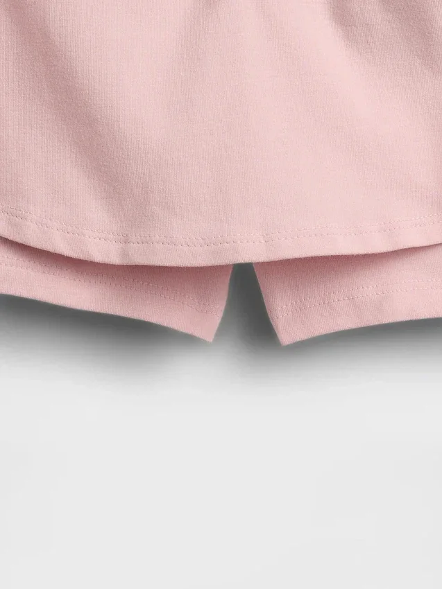 Gonnellina-pantaloncino a risvolto per bambini