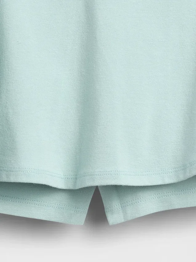 Gonnellina-pantaloncino a risvolto per bambini