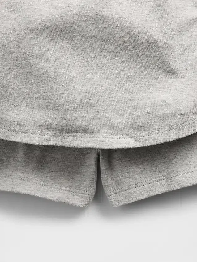Gonnellina-pantaloncino a risvolto per bambini