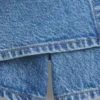 Gonnellina-pantaloncino avvolgente in denim per bambini