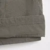 Gonnellina-pantaloncino utility a vita alta