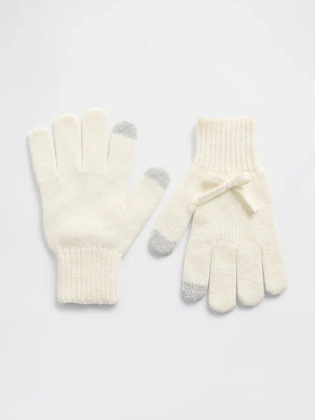 Guanti da bambino CashSoft con fiocco