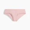 Hipster cheeky in morbidissimo cotone biologico elasticizzato con bordi in pizzo