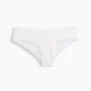 Hipster cheeky in morbidissimo cotone biologico elasticizzato con bordi in pizzo