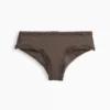 Hipster cheeky in morbidissimo cotone biologico elasticizzato con bordi in pizzo