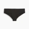 Hipster cheeky in morbidissimo cotone biologico elasticizzato con bordi in pizzo