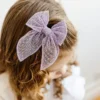 Il set di fermagli con fiocco Abigail