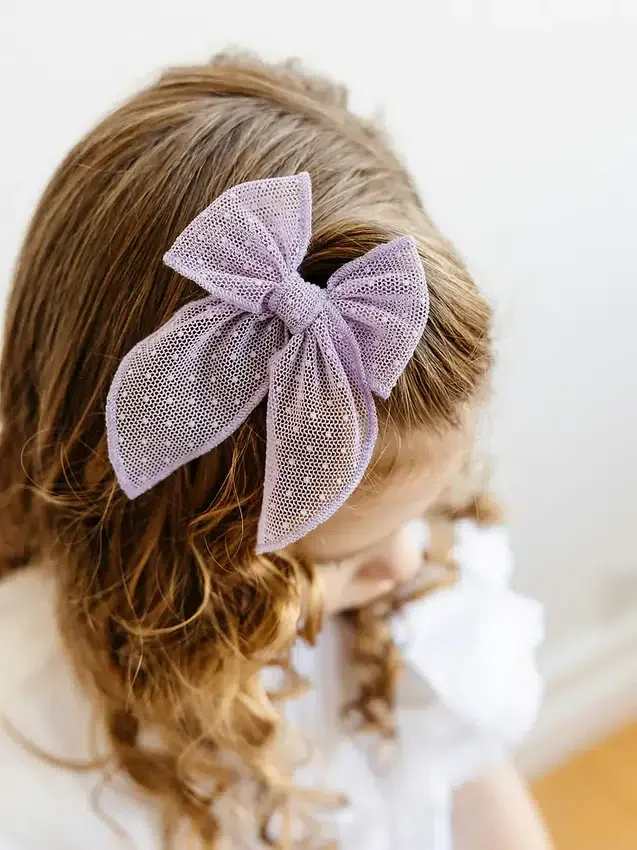 Il set di fermagli con fiocco Abigail