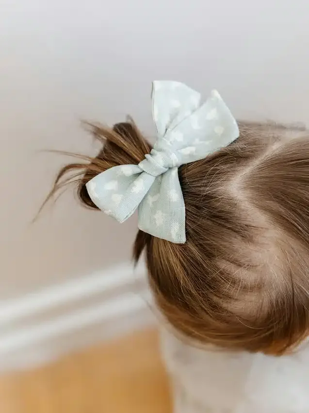 Il set di fermagli con fiocco Abigail