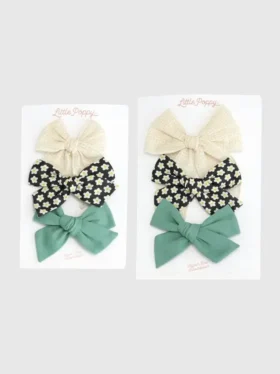 Il set di fermagli con fiocco Kayla