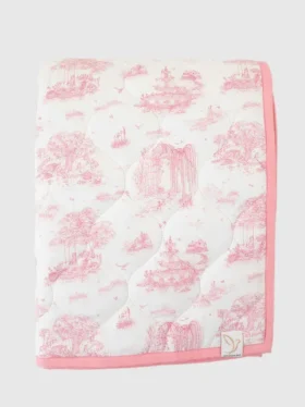 Il tappetino da gioco trapuntato “Gilded Bird Spring Toile”