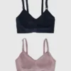 Ingrid and Isabel Basics Reggiseno premaman senza cuciture 2 in 1 per allattamento e estrazione del latte, confezione da 2