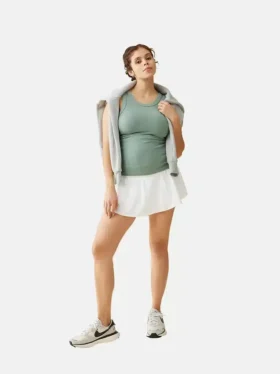 Ingrid e Isabel: la gonna-pantaloncino sportiva Premaman Challenger