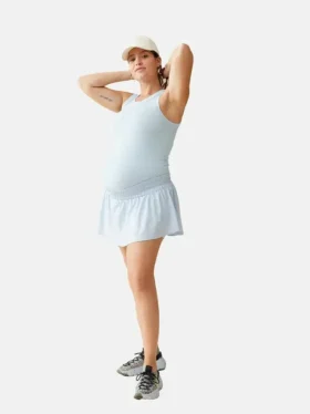 Ingrid e Isabel: la gonna-pantaloncino sportiva Premaman Challenger