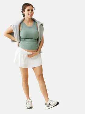 Ingrid e Isabel: la gonna-pantaloncino sportiva Premaman Challenger