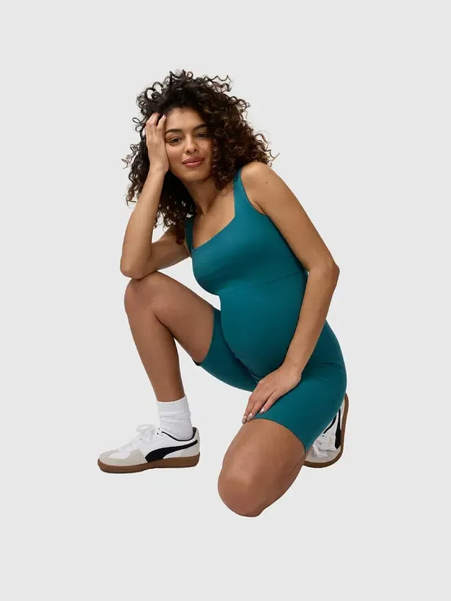 Ingrid e Isabel: tuta da pantaloncini premaman
