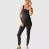 Ingrid e Isabel: tuta sportiva premaman lunga nera
