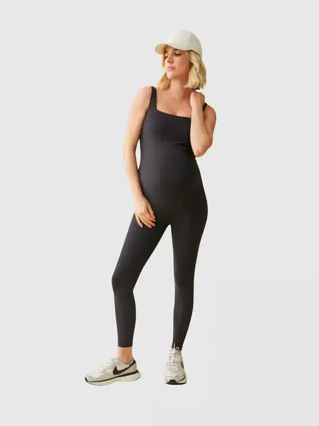 Ingrid e Isabel: tuta sportiva premaman lunga nera