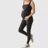 Ingrid e Isabel: tuta sportiva premaman lunga nera