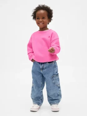 Jeans a ferro di cavallo per neonato & bebè
