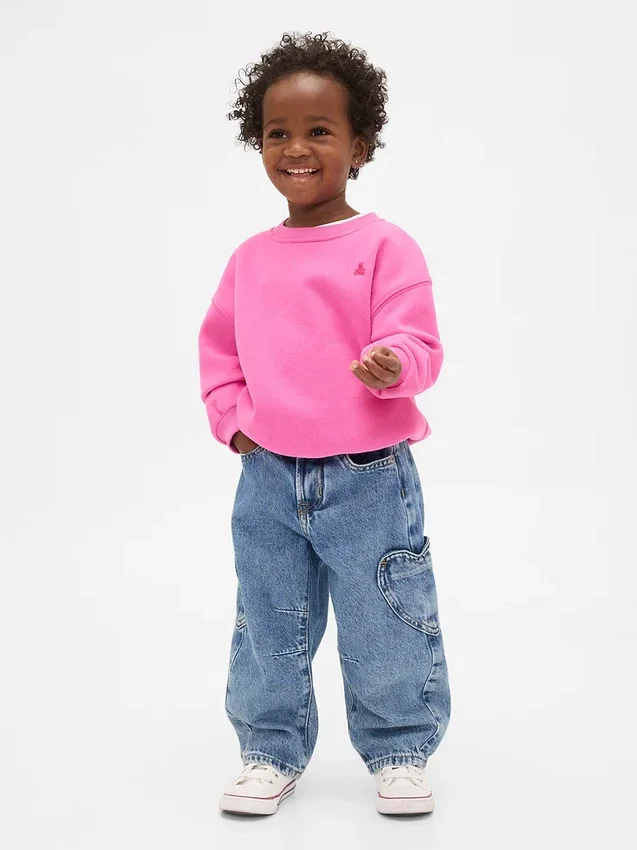 Jeans a ferro di cavallo per neonato & bebè