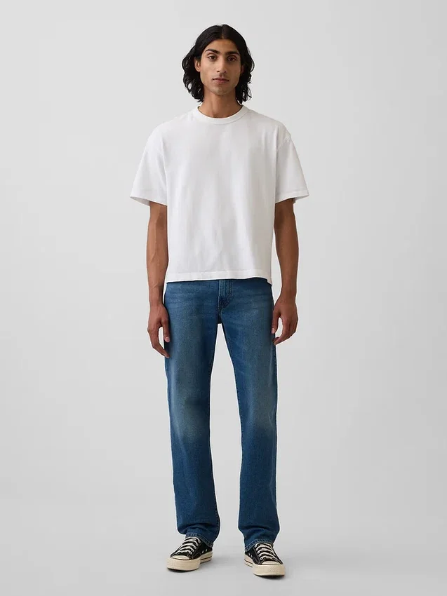 Jeans a gamba dritta