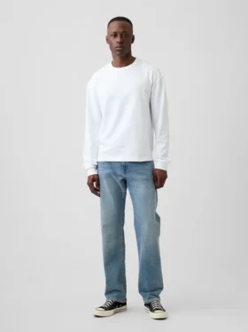 Jeans a gamba dritta