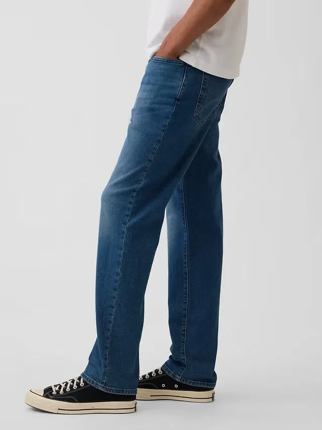 Jeans a gamba dritta