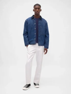 Jeans a gamba dritta dal taglio morbido