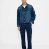 Jeans a gamba dritta dal taglio morbido