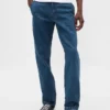 Jeans a gamba dritta dal taglio morbido