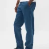 Jeans a gamba dritta dal taglio morbido