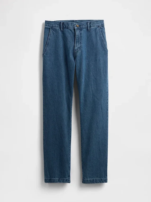 Jeans a gamba dritta dal taglio morbido