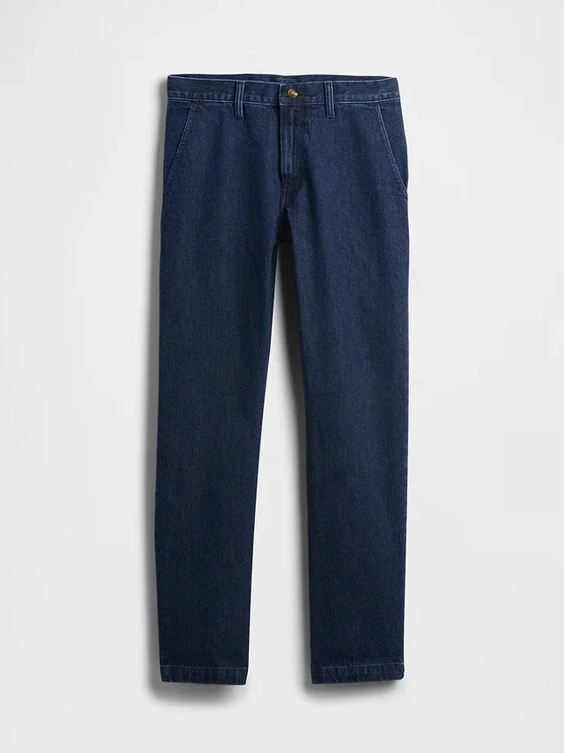 Jeans a gamba dritta dal taglio morbido