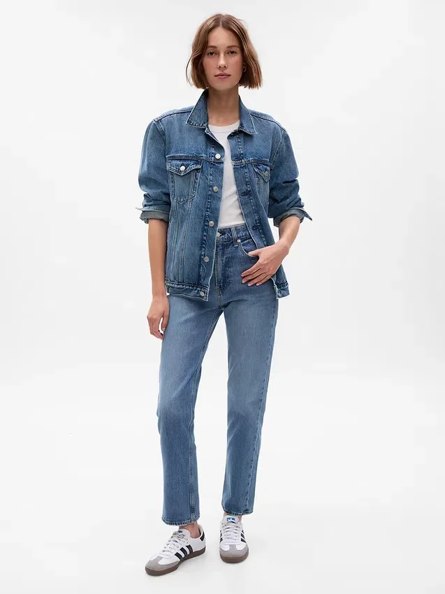 Jeans a gamba dritta Sky High