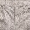 Jeans a gamba larga a vita alta con stampa serpente