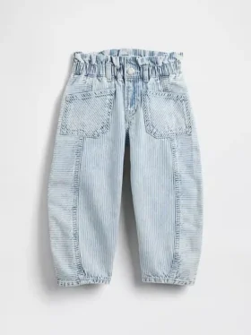 Jeans a strisce in denim per neonato & bebè modello Horseshoe