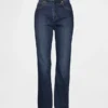 Jeans a vita alta con gamba svasata