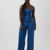 Jeans a vita alta con pinces e gamba larga GAP × Hfr di Atelier Ndigo