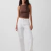 Jeans a vita alta dal taglio a botte