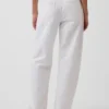 Jeans a vita alta dal taglio a botte