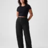 Jeans a vita alta dal taglio a botte