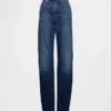 Jeans a vita alta dal taglio a botte